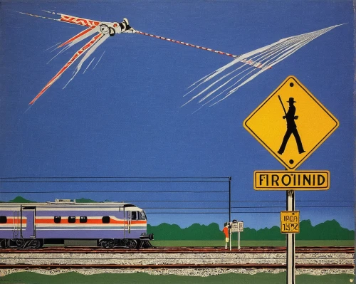 long-distance transport,aerial passenger line,long-distance train,supersonic transport,train route,trajectory,kite flyer,air traffic,high-speed rail,railroad crossing,fly a kite,satellite express,railway crossing,atomic age,through-freight train,pioneer 10,air transport,tightrope,tightrope walker,conductor tracks,Illustration,Retro,Retro 26