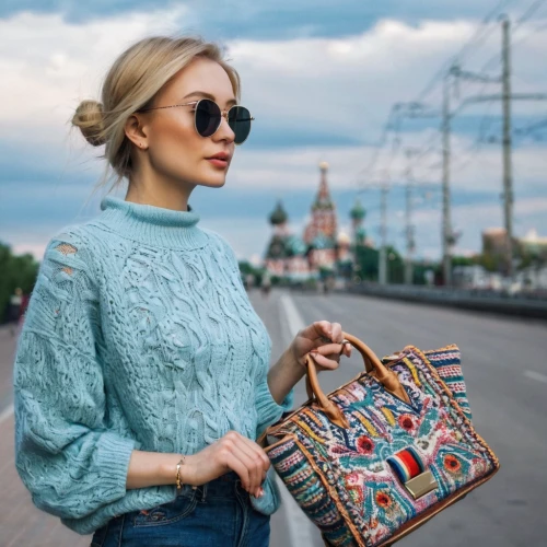 travel woman,women fashion,russian folk style,red square,turquoise wool,fashion street,vintage fashion,moscow city,saint basil's cathedral,yellow purse,street fashion,long-sleeved t-shirt,handbag,denim and lace,fashionable girl,vintage floral,the red square,shopping icon,women clothes,arbat street,Conceptual Art,Sci-Fi,Sci-Fi 21
