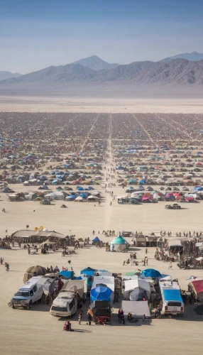 burning man,tent camp,mojave,unhoused,bonneville,area 51,tourist camp,barstow,mongolian,mojave desert,the gobi desert,death valley,dry lake,car cemetery,uyuni,tents,mongolia eastern,desert racing,campsite,dakar rally,Conceptual Art,Oil color,Oil Color 12