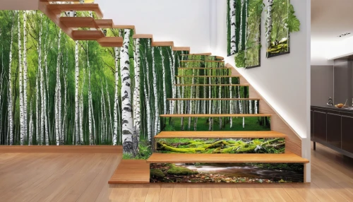 wooden stair railing,bamboo plants,room divider,landscape designers sydney,wooden stairs,garden design sydney,outside staircase,landscape design sydney,bamboo curtain,modern decor,intensely green hornbeam wallpaper,stairwell,interior modern design,staircase,patterned wood decoration,hallway space,hanging plants,tree top path,hawaii bamboo,winding staircase,Art,Classical Oil Painting,Classical Oil Painting 07