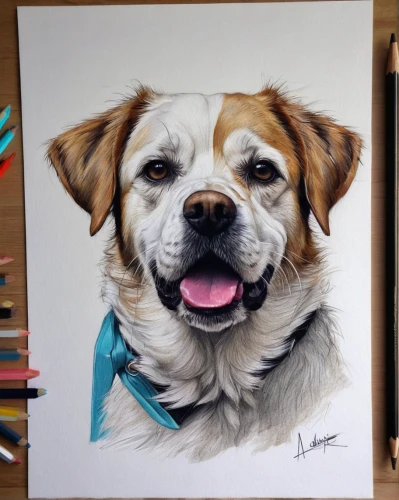 pet portrait,dog drawing,shih tzu,dog illustration,watercolor dog,st bernard,tibetan spaniel,basset fauve de bretagne,tibetan terrier,japanese chin,st. bernard,cavalier king charles spaniel,jack russel,animal portrait,king charles spaniel,australian shepherd,lhasa apso,custom portrait,welsh cardigan corgi,russell terrier,Conceptual Art,Oil color,Oil Color 01