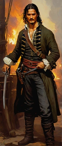 pirate,christopher columbus,east indiaman,pirate treasure,conquistador,sloop-of-war,pirates,columbus day,haighlander,piracy,sailer,jolly roger,quarterstaff,brigantine,brig,patriot,key-hole captain,galleon,rum,mutiny,Conceptual Art,Oil color,Oil Color 06