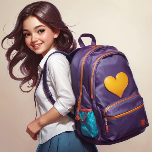 backpack,back to school,school items,back-to-school,school start,school enrollment,kids illustration,school clothes,primary school student,back-to-school package,student,girl drawing,school starts,private school,school uniform,cute cartoon image,heart icon,children's background,zippered heart,vanessa (butterfly),Conceptual Art,Fantasy,Fantasy 03