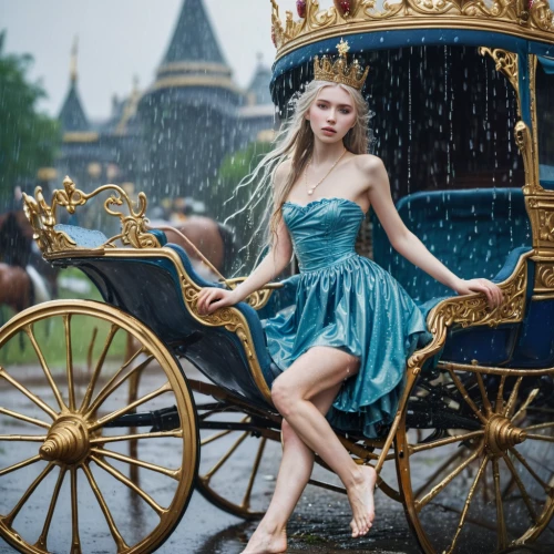cinderella,elsa,lily-rose melody depp,girl in a historic way,carriage,blue pushcart,little girl in wind,girl with a wheel,carousel,wooden carriage,rickshaw,carriage ride,cinderella shoe,ballerina,little girl with umbrella,orsay,girl in a long dress,vanity fair,rococo,fairy queen