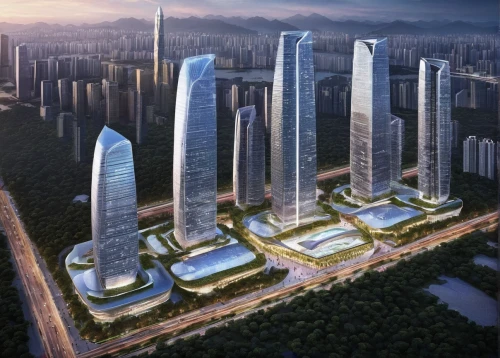 chongqing,zhengzhou,tianjin,nanjing,hongdan center,futuristic architecture,shenyang,yuanyang,shanghai,wuhan''s virus,shenzhen vocational college,dalian,guizhou,international towers,kaohsiung,xiamen,kaohsiung city,zhejiang,chinese architecture,sky space concept,Conceptual Art,Fantasy,Fantasy 10