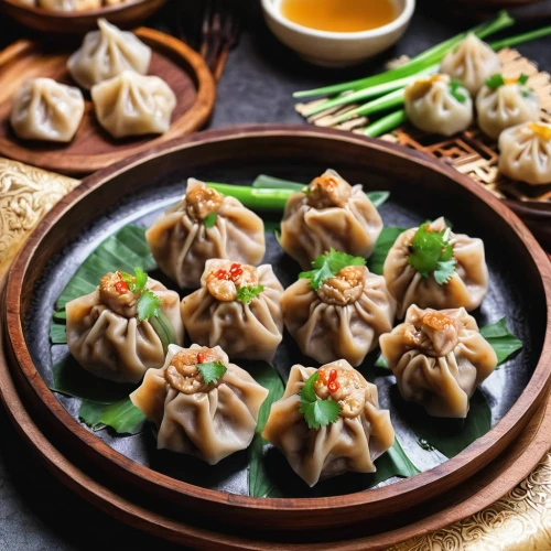 steamed dumplings,dumplings,shrimp dumplings,spinach dumplings,jiaozi,shumai,xiaolongbao,wonton noodles,huaiyang cuisine,moo shu pork,wonton,mandu,gyoza,nian gao,chinese strahlengriffel,dimsum,dim sum,tibetan food,khinkali,hong kong cuisine,Conceptual Art,Fantasy,Fantasy 27