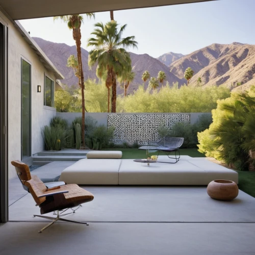 palm springs,mid century modern,outdoor furniture,mid century house,roof landscape,patio furniture,corten steel,outdoor sofa,chaise lounge,stucco wall,interior modern design,desert landscape,mid century,contemporary decor,two palms,roof terrace,exposed concrete,modern living room,outdoor table and chairs,dunes house,Conceptual Art,Sci-Fi,Sci-Fi 08