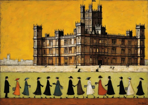downton abbey,highclere castle,westminster palace,doll's house,parliament,graduate silhouettes,ballroom dance silhouette,house silhouette,women silhouettes,gold castle,jane austen,palace of parliament,the victorian era,cd cover,sewing silhouettes,london buildings,kennel club,house painting,houses silhouette,castles,Art,Artistic Painting,Artistic Painting 49