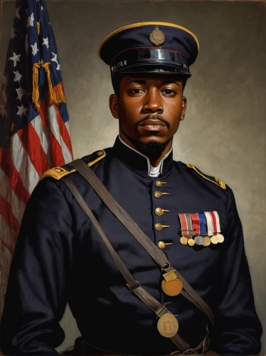 general lee,admiral von tromp,colonel,veteran,patriot,kendrick lamar,jack roosevelt robinson,brigadier,military officer,morgan,capitanamerica,custom portrait,military uniform,war veteran,captain american,cadet,official portrait,liberia,general,a uniform,Illustration,American Style,American Style 11