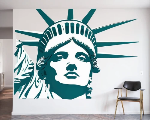 lady liberty,wall sticker,statue of liberty,the statue of liberty,queen of liberty,wall art,liberty enlightening the world,liberty,wall decoration,wall decor,a sinking statue of liberty,united states of america,wall painting,wall paint,usa landmarks,united state,united states,america,mural,multi layer stencil,Art,Artistic Painting,Artistic Painting 24