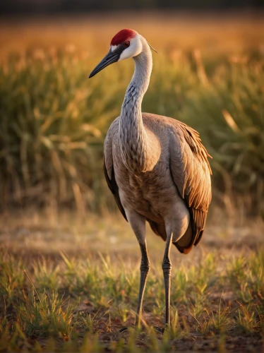 sandhill crane,white-naped crane,eastern crowned crane,grey neck king crane,red-crowned crane,grey crowned crane,gray crowned crane,demoiselle crane,platycercus,whooping crane,crane-like bird,platycercus eximius,grey crowned cranes,platycercus elegans,greater rhea,bustard,greater flamingo,anatidae,crane,rattle stork,Photography,General,Cinematic