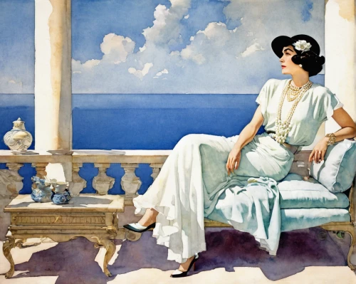 art deco woman,art deco,art deco frame,1920s,roaring twenties,vintage illustration,charlotte cushman,barbara millicent roberts,twenties women,fashion illustration,flapper,hellenic,vintage art,c m coolidge,1926,fashionista from the 20s,carol m highsmith,capri,robert harbeck,george paris,Illustration,Paper based,Paper Based 23