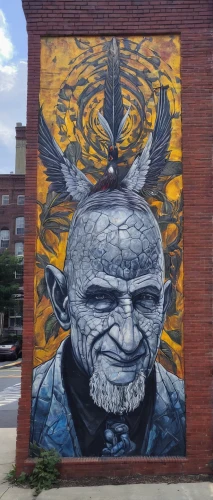 detroit,brooklyn street art,mural,baltimore,urban street art,indianapolis,graffiti art,public art,minneapolis,street art,urban art,streetart,merle black,drexel,milwaukee,stan lee,birmingham,philadelphia,denver,wall art,Illustration,Realistic Fantasy,Realistic Fantasy 33