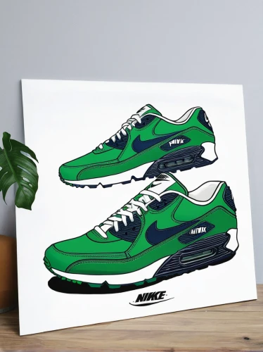 leprechaun shoes,air,pine green,runner bean,raf,greens,nike,tinker,vector graphic,garden shoe,running shoe,jets,spring greens,sports shoe,hand painted,tropical greens,tennis shoe,walking shoe,shoe,vector illustration,Illustration,Retro,Retro 06