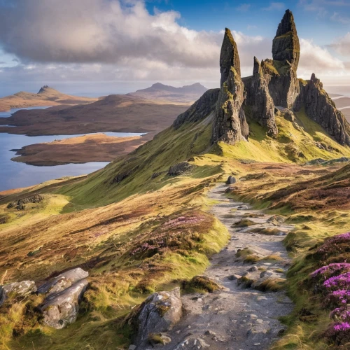 isle of skye,scottish highlands,scotland,orkney island,north of scotland,highlands,isle of mull,scottish folly,three peaks,scottish,isle of may,landscapes beautiful,full hd wallpaper,chalk stack,bullers of buchan,eastern iceland,beautiful landscape,an island far away landscape,great britain,stone towers,Illustration,Japanese style,Japanese Style 19