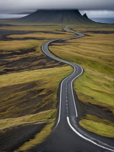 winding roads,eastern iceland,winding road,road to nowhere,icelanders,long road,iceland,road of the impossible,roads,kirkjufell,open road,straight ahead,road forgotten,the road,fork in the road,winding,kirkjufell river,slippery road,mountain highway,mountain road,Illustration,American Style,American Style 15