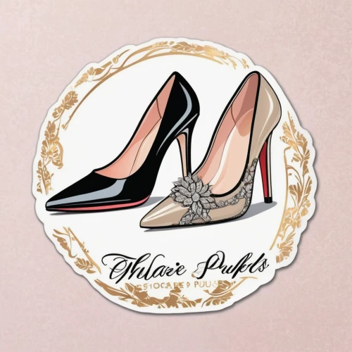 flapper shoes,shoes icon,wedding shoes,ladies shoes,bridal shoes,stiletto-heeled shoe,bridal shoe,pointed shoes,vintage shoes,women's shoes,heeled shoes,paris clip art,court shoe,woman shoes,women shoes,retro 1950's clip art,women's shoe,talons,flats,high heel shoes,Unique,Design,Sticker