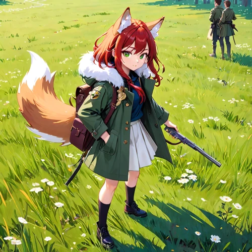 garden-fox tail,fox,child fox,vulpes vulpes,redfox,cute fox,foxes,fox hunting,a fox,little fox,adorable fox,red fox,kitsune,dhole,fox and hare,foxtail,red wolf,red riding hood,patagonian fox,sand fox,Anime,Anime,General