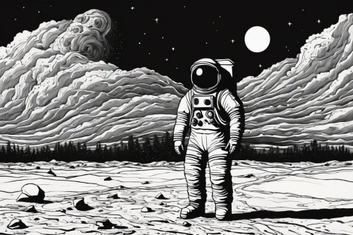 earth rise,lunar landscape,space art,astronaut,astronautics,moon landing,moonscape,spaceman,spacesuit,sci fiction illustration,spacewalks,tranquility base,lunar surface,mission to mars,moon walk,space,space suit,moon surface,spacewalk,astronauts,Illustration,Vector,Vector 11