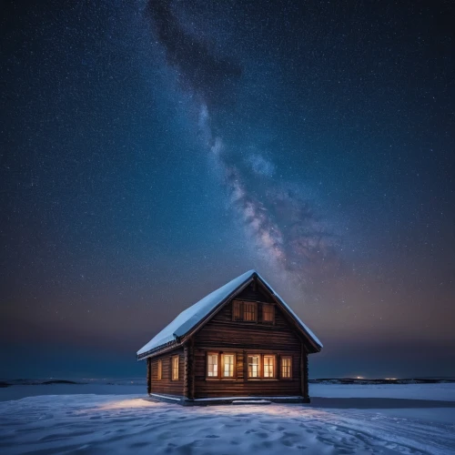 winter house,the cabin in the mountains,snow house,lonely house,snow shelter,small cabin,mountain hut,snowhotel,log cabin,alpine hut,greenland,the milky way,log home,astronomy,milky way,starry night,milkyway,starry sky,finnish lapland,icelandic houses,Photography,Documentary Photography,Documentary Photography 04