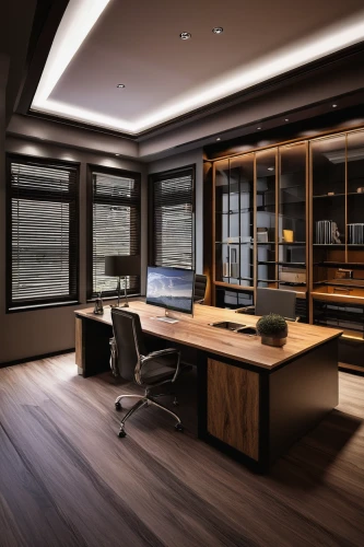 modern office,secretary desk,working space,loft,wooden desk,assay office,office desk,modern room,desk,study room,boardroom,creative office,offices,writing desk,dark cabinetry,computer room,conference room,office,interior modern design,3d rendering,Illustration,Realistic Fantasy,Realistic Fantasy 45