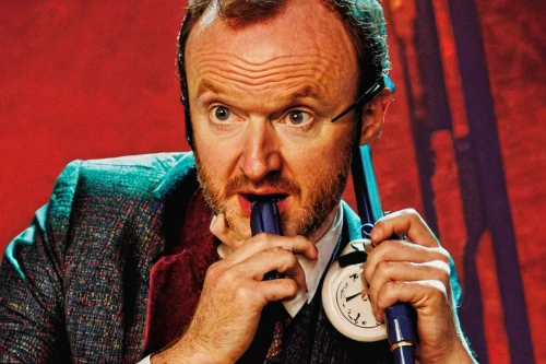 man talking on the phone,mac,microphone,calling,lupin,spy,hitchcock,popart,mic,phone call,telephone,comedian,karnak,walt,red stapler,on the phone,holmes,stan laurel,spy-glass,television character,Illustration,American Style,American Style 10