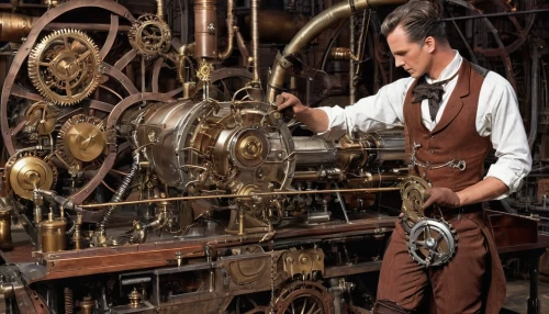 clockmaker,steampunk gears,steampunk,watchmaker,scientific instrument,metal lathe,projectionist,steam engine,old calculating machine,mechanical engineering,engine room,mechanical puzzle,lathe,clockwork,simple machine,calculating machine,switchboard operator,riveting machines,machinery,cog,Conceptual Art,Fantasy,Fantasy 25