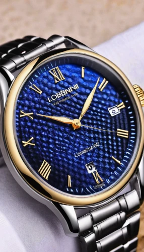mechanical watch,men's watch,gold watch,dark blue and gold,chronometer,male watch,chronograph,sea raven,wristwatch,wrist watch,timepiece,majorelle blue,open-face watch,swatch watch,nautical colors,the bezel,swatch,watches,analog watch,rolex,Illustration,Realistic Fantasy,Realistic Fantasy 41