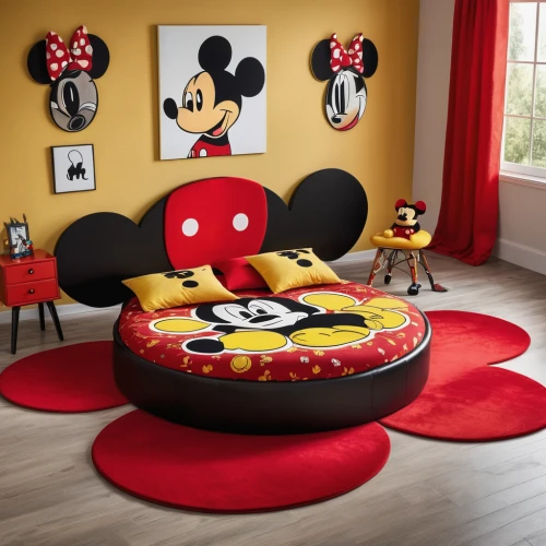 kids room,mickey mouse,micky mouse,children's room,mickey,children's bedroom,mickey mause,baby room,minnie mouse,mousetrap,nursery decoration,boy's room picture,interior design,children's interior,bean bag chair,great room,minnie,furnitures,play area,baby bed,Photography,General,Natural