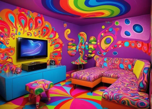 psychedelic art,psychedelic,kids room,neon candies,the little girl's room,colorfull,great room,garish,children's bedroom,colorful bleter,hallucinogenic,color wall,sleeping room,baby room,rainbow colors,colourful,colorful life,colorful light,colorfulness,candy pattern,Conceptual Art,Oil color,Oil Color 23