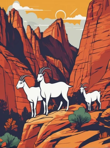 antelope,goat-antelope,mountain cows,llamas,mountain sheep,domestic goats,guards of the canyon,goat mountain,antelopes,herd of goats,barbary sheep,bighorn,gazelles,serengeti,arizona,santa fe,deer illustration,wild sheep,springbok,desert background,Illustration,Vector,Vector 06