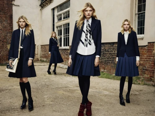 school uniform,menswear for women,school clothes,mannequin silhouettes,school skirt,private school,women fashion,river island,mulberry,dress walk black,women's clothing,mannequins,uniform,fashion street,all saints,a uniform,navy blue,stylistically,nurse uniform,women clothes,Photography,Fashion Photography,Fashion Photography 05