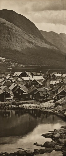 seyðisfjörður,nuuk,kirkenes,yukon river,puerto natales,husavik,ushuaia,carcross,baffin island,nunatak,human settlement,19th century,july 1888,yukon territory,fairbanks,stilt houses,mull,calmont,khuushuur,nordland,Art,Artistic Painting,Artistic Painting 35