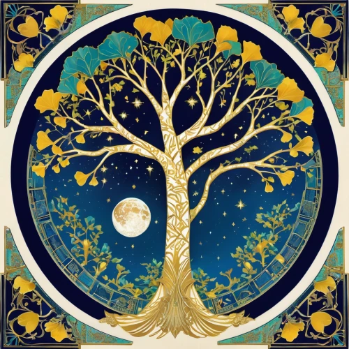 gold foil tree of life,tree of life,celtic tree,bodhi tree,sacred fig,harmonia macrocosmica,argan tree,flourishing tree,the branches of the tree,colorful tree of life,wondertree,circle around tree,zodiac sign libra,moon phase,magic tree,the branches,art nouveau design,birch tree illustration,solar plexus chakra,plane-tree family,Illustration,Vector,Vector 16