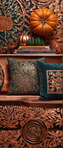 patterned wood decoration,carved wood,embossed rosewood,art nouveau design,lacquer,copper utensils,copper cookware,autumn pattern,ornamental wood,woodwork,traditional patterns,terracotta,leather suitcase,sideboard,copper tape,antique background,terracotta tiles,japanese patterns,ottoman,wood carving,Illustration,Abstract Fantasy,Abstract Fantasy 12