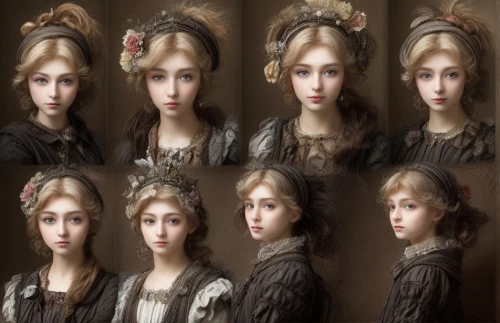 victorian lady,doll's facial features,victorian style,hairstyles,antique background,gothic portrait,artificial hair integrations,cosmetic brush,expressions,victorian fashion,the victorian era,female doll,joint dolls,facial expressions,hair loss,artist doll,layered hair,portrait of a girl,doll's head,mystical portrait of a girl,Common,Common,Natural