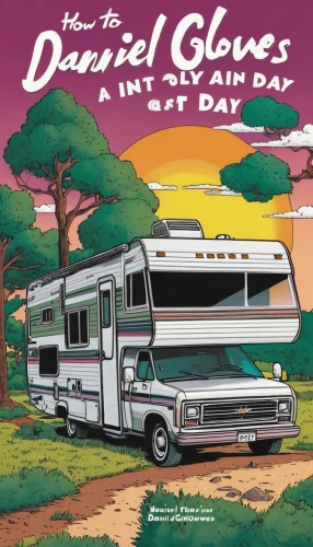 travel trailer poster,travel trailer,coloring book for adults,motorhomes,cd cover,digital nomads,dayville,album cover,tour bus,discs vinyl,magazine cover,daniel,days,model buses,book cover,recreational vehicle,motorhome,art book,cover parts,day s,Illustration,American Style,American Style 15
