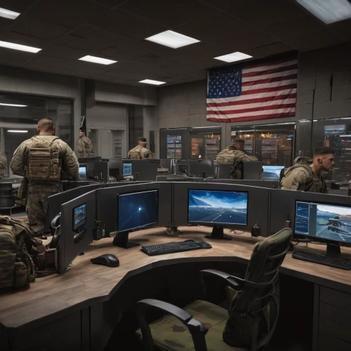 marine expeditionary unit,theater of war,district 9,headquarters,control desk,control center,allied,airmen,call sign,company headquarters,earth station,the military,trading floor,general atomics,computer room,battle gaming,marines,military organization,us army,banking operations,Photography,General,Natural