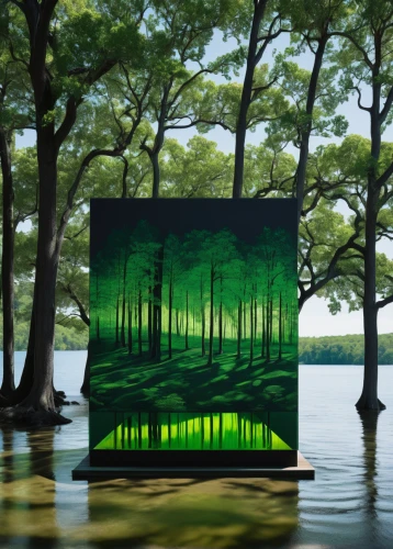 green trees with water,green forest,forest background,glow in the dark paint,green landscape,acid lake,forest landscape,landscape background,green waterfall,house in the forest,stage curtain,green trees,floating stage,glass painting,computer art,underground lake,environmental art,house with lake,tree signboard,forest of dreams,Photography,Documentary Photography,Documentary Photography 37