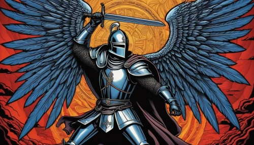 archangel,the archangel,horus,ankh,angel of death,death angel,templar,crusader,prophet,garuda,cleanup,uriel,death god,black angel,guardian angel,angelology,destroy,emperor,portal,vigil,Illustration,Black and White,Black and White 18