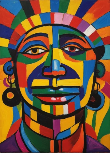 african art,african woman,indigenous painting,multicolor faces,woman's face,woman thinking,picasso,african american woman,african culture,woman face,oil painting on canvas,benin,cool pop art,peruvian women,pop art woman,head woman,portrait of a woman,inca face,cubism,girl-in-pop-art,Art,Artistic Painting,Artistic Painting 36