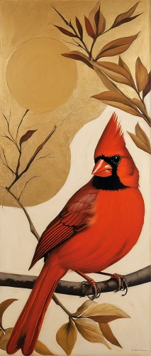 red cardinal,northern cardinal,bird painting,cardinals,cardinal,scarlet tanager,scarlet honeyeater,red beak,male northern cardinal,crimson finch,red bird,tanager,finch,ornamental bird,an ornamental bird,finch in liquid amber,red finch,red headed finch,grosbeak,red avadavat,Illustration,Retro,Retro 21