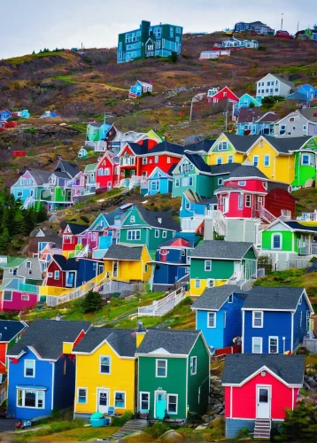newfoundland,icelandic houses,greenland,nuuk,row of houses,falkland islands,wooden houses,colorful city,chalets,houses,blocks of houses,row houses,norway island,houses clipart,cottages,icelanders,hanging houses,floating huts,beach huts,aaa,Illustration,Paper based,Paper Based 04