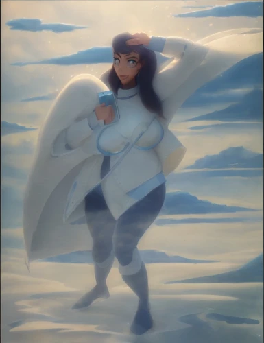 the snow queen,glory of the snow,snow drawing,snow angel,snowdrift,deep snow,moana,infinite snow,eternal snow,the wind from the sea,white sand,frozen,ice queen,winterblueher,adrift,snowfield,little girl in wind,eskimo,pure quartz,in the snow,Game&Anime,Pixar 3D,Pixar 3D
