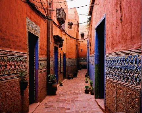 marrakesh,marrakech,morocco,majorelle blue,riad,moroccan pattern,morocco lanterns,essaouira,ouarzazate,terracotta tiles,rabat,ait-ben-haddou,narrow street,medina,alcazar of seville,zagora,alhambra,ait ben haddou,moorish,spanish tile,Illustration,Japanese style,Japanese Style 05