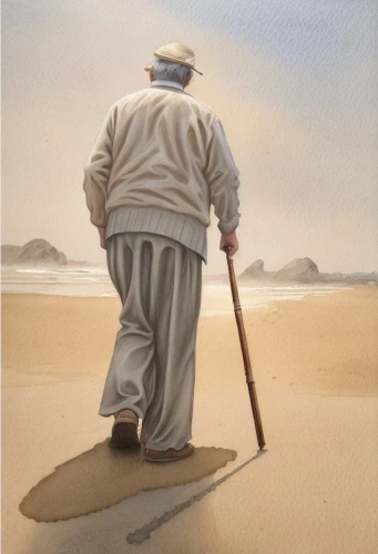 man at the sea,elderly man,pensioner,elderly person,italian painter,older person,old age,fisherman,admer dune,painter,man with umbrella,sand road,beach landscape,breton,oil painting,care for the elderly,sand board,elderly people,el mar,grandfather,Common,Common,Natural