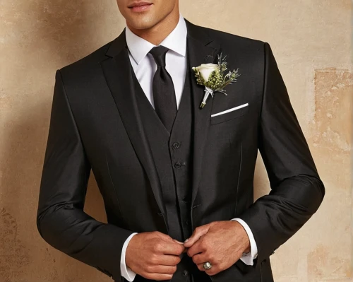 wedding suit,men's suit,formal guy,formal wear,suit,boutonniere,navy suit,groom,formal attire,tuxedo,a black man on a suit,black suit,bridegroom,tuxedo just,suit trousers,the groom,dark suit,men's wear,men clothes,suits,Conceptual Art,Daily,Daily 04