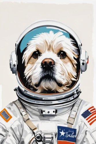 dog illustration,shih tzu,astronaut,spacefill,pet portrait,cosmonaut,astro,dog cartoon,dog drawing,emperor of space,teddy roosevelt terrier,astropeiler,pekingese,astronaut helmet,dog,companion dog,sputnik,astronautics,scotty dogs,dogecoin,Art,Artistic Painting,Artistic Painting 24