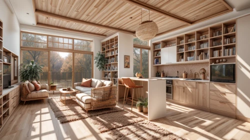 loft,wooden windows,bookshelves,living room,interior design,bookcase,livingroom,beautiful home,interior modern design,great room,interiors,modern living room,sitting room,wooden floor,wooden beams,modern room,scandinavian style,wooden house,family room,home interior