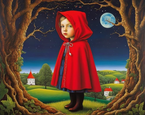 little red riding hood,red riding hood,red coat,girl with tree,red cape,children's fairy tale,the little girl,mystical portrait of a girl,fairy tale character,children's background,child portrait,little girl in wind,red tunic,man in red dress,oil painting on canvas,child in park,red balloon,on a red background,red tablecloth,young girl,Art,Artistic Painting,Artistic Painting 06